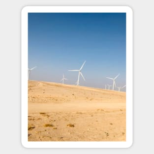 Wind Turbines at Shaleem Oman Sticker